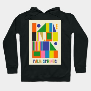 Mid Century Modern Palm Springs Colorful Modtastic Geometric Abstract Hoodie